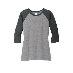 9365 Crush 3/4 Sleeve Colorblock Tee WOMEN'S